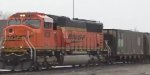 BNSF coal train DPU